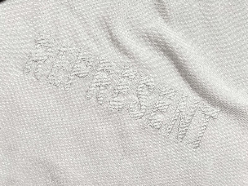 Футболка Represent Cotton - With An Embroidered Logo "White" фото № 8