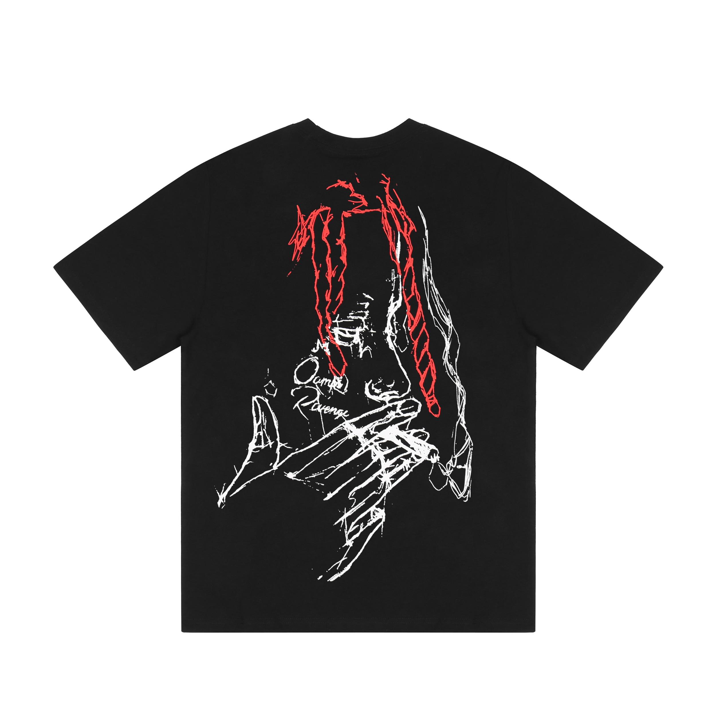 Футболка Revenge Pencil Smoke "Black" фото № 2