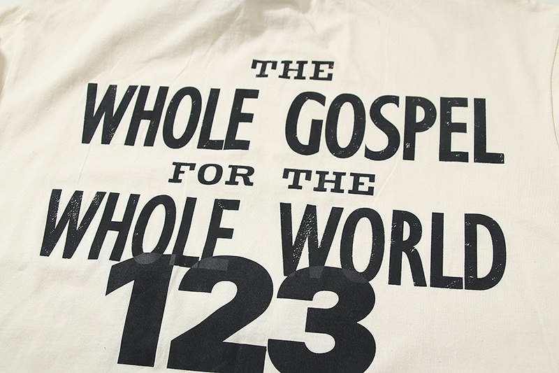 Футболка Rrr123 The Whole Gospel For The Wolf World "White" фото № 5