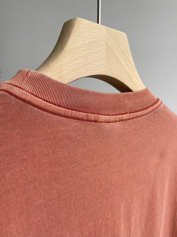 Футболка Stone Island Without Inscriptions But With Patch "Peach" фото № 4