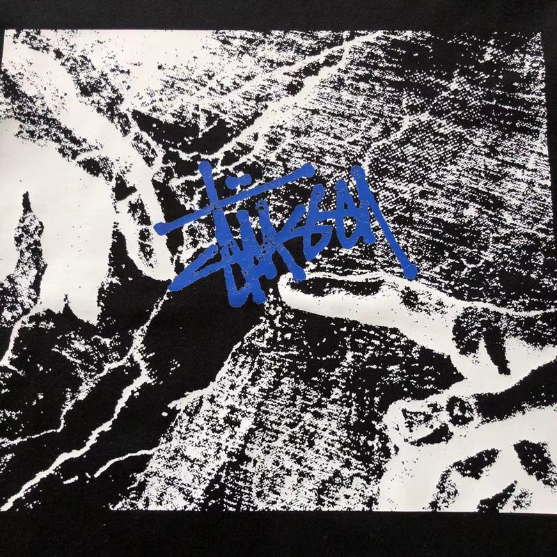 Футболка Stussy Logo Between Hands "Black" фото № 4