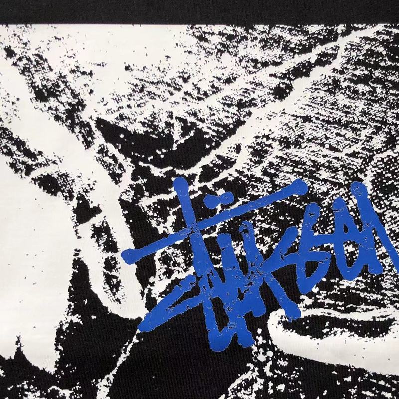 Футболка Stussy Logo Between Hands "Black" фото № 5