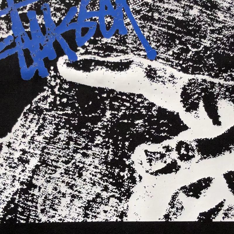 Футболка Stussy Logo Between Hands "Black" фото № 6