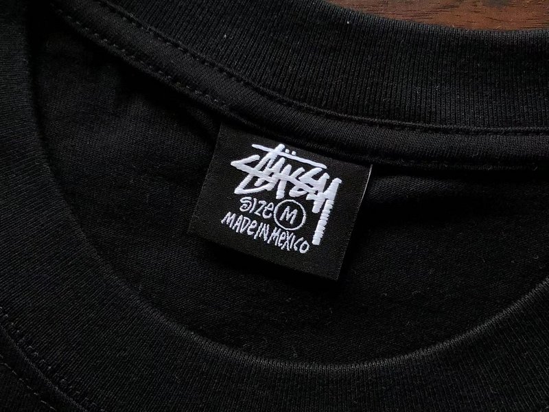 Футболка Stussy Logo Between Hands "Black" фото № 3