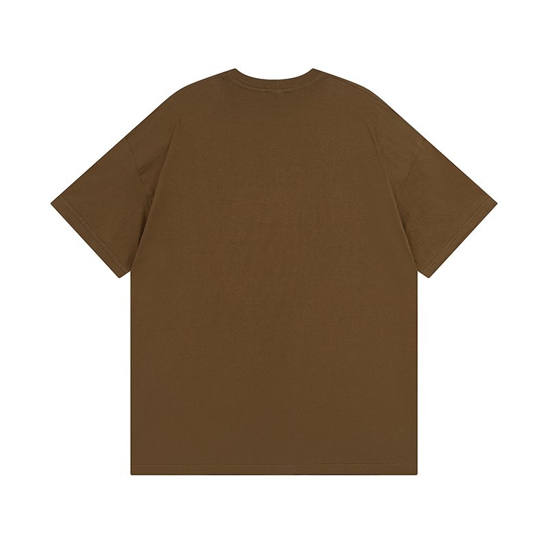 Футболка Stussy With The Logo Number Four "Brown" фото № 4