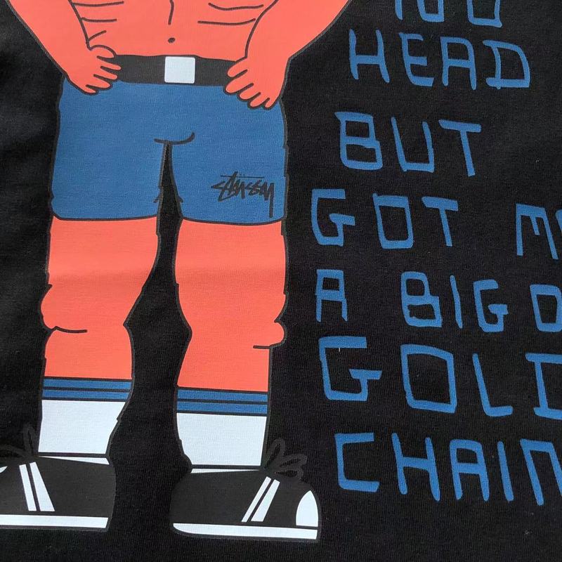 Футболка Stussy Man Without Head "Black" фото № 5