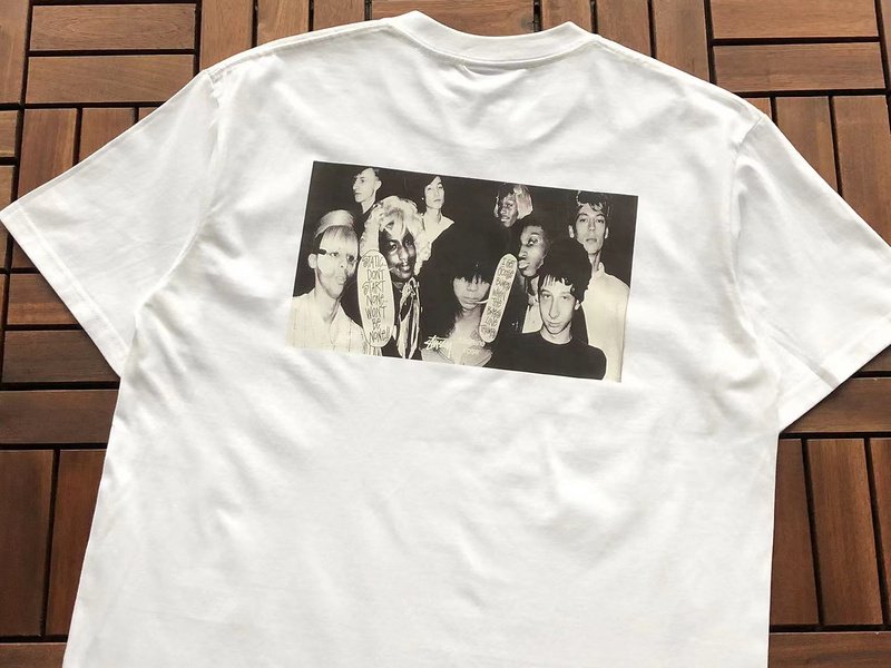 Футболка Stussy People Group Print "White" фото № 2