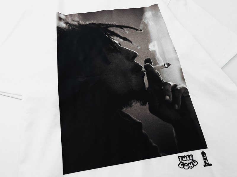 Футболка Stussy Bob Marley "White" фото № 2