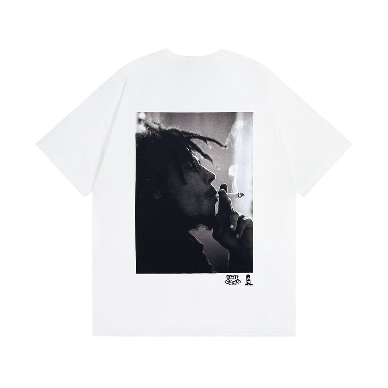 Футболка Stussy Bob Marley "White" фото № 5