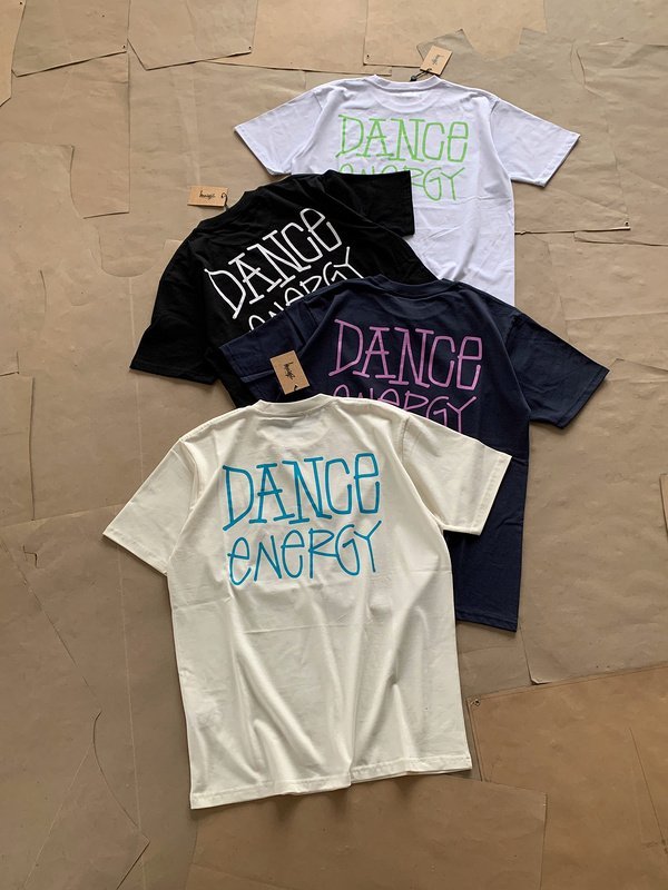 Футболка Stussy Dance Energy With Logo "Black" фото № 6