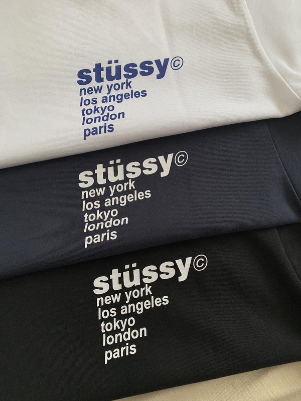 Футболка Stussy Berry And Cities "Blue" фото № 4