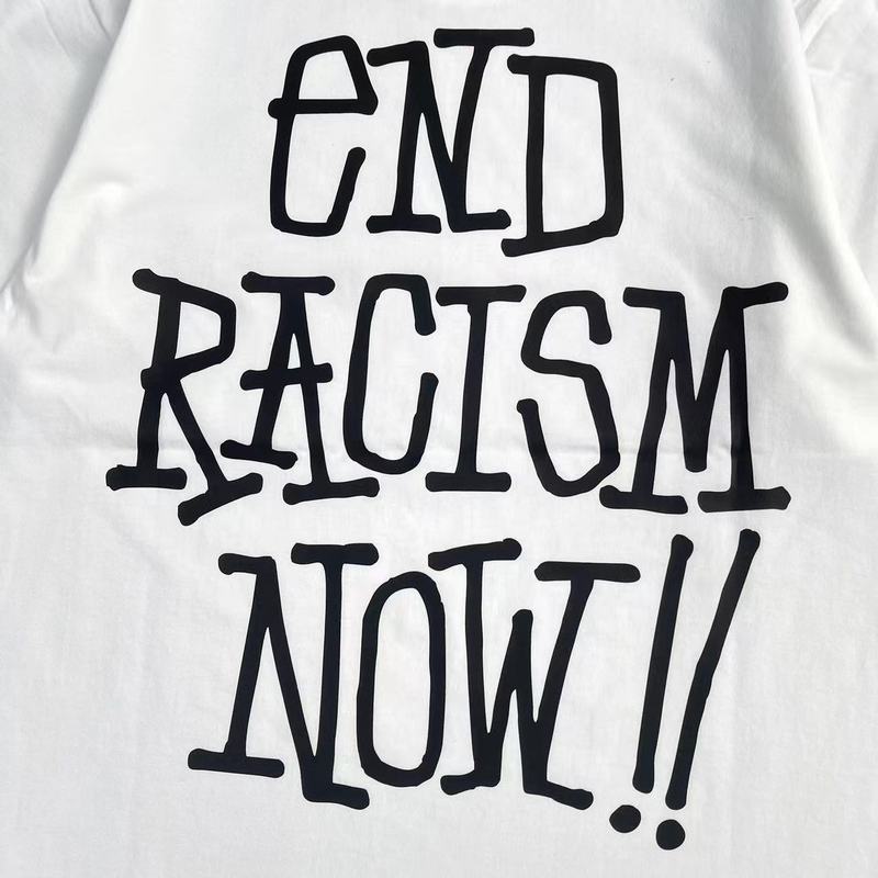 Футболка Stussy End Racism Now "White" фото № 4
