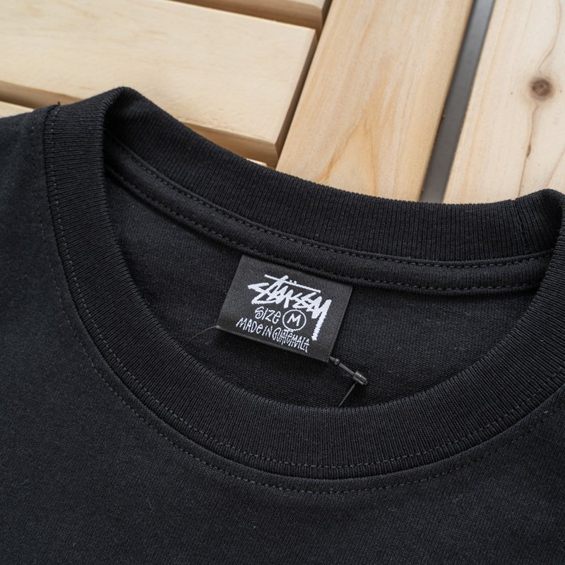 Футболка Stussy With Sculpture Print On The Back "Black" фото № 6