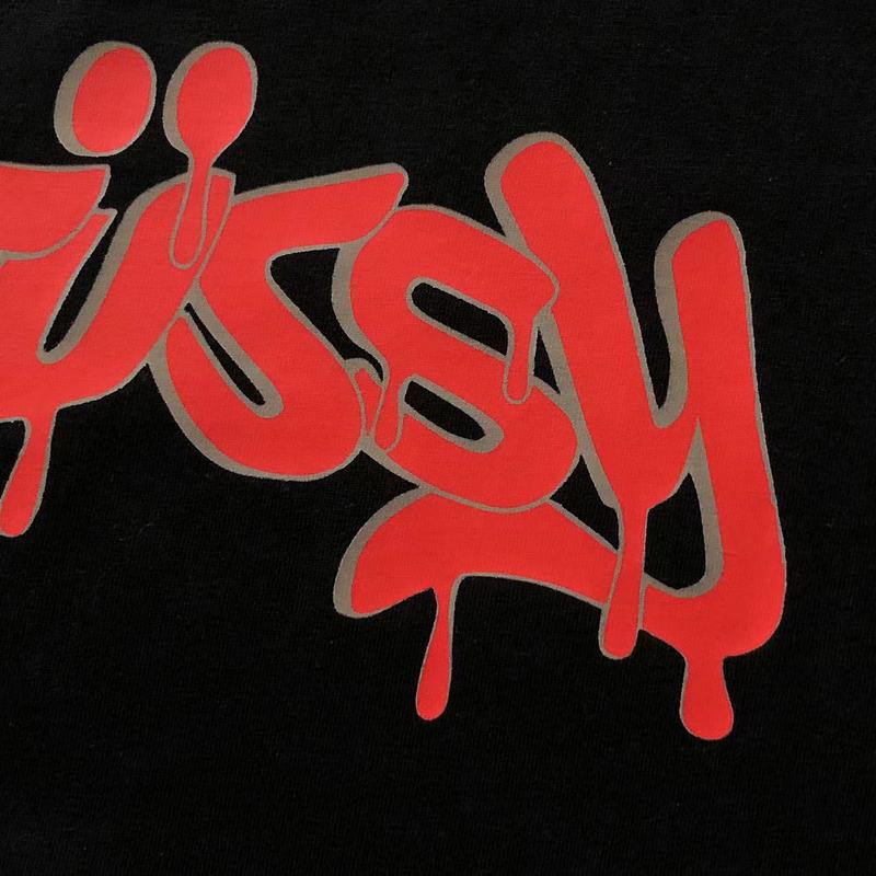Футболка Stussy Inscription With Spreading Letters "Black" фото № 5