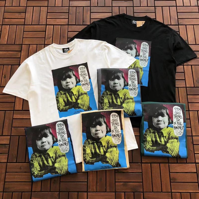 Футболка Stussy Child With Inscription Print "White" фото № 3