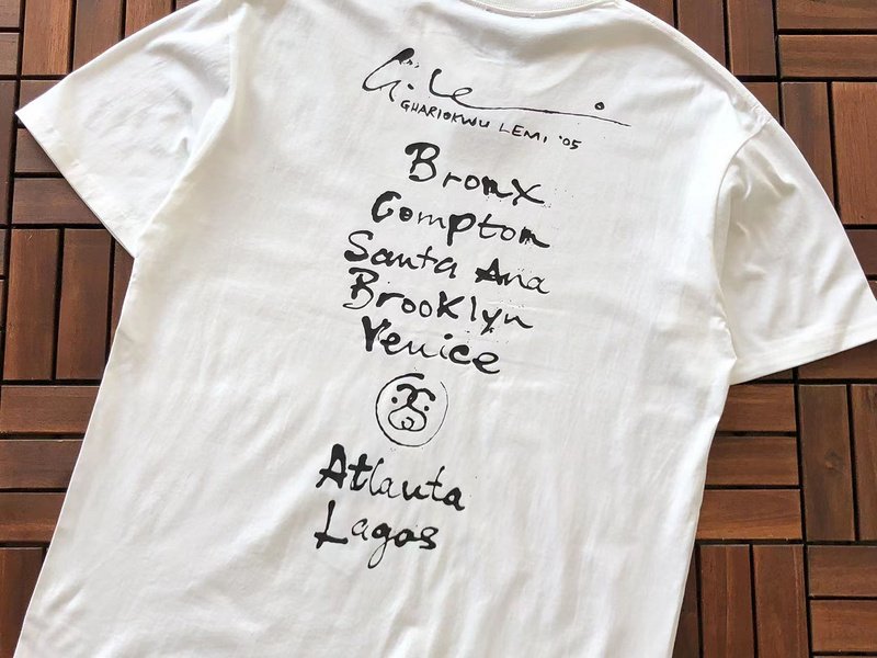 Футболка Stussy Cities List "White" фото № 6