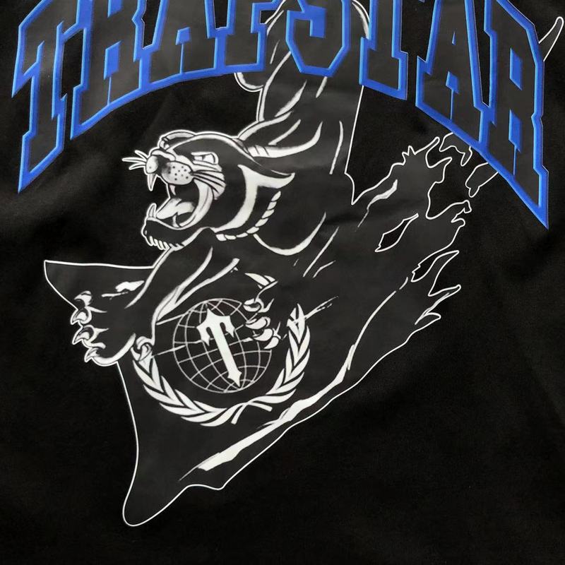 Футболка Trapstar Flying Leopard With Logo "Black" фото № 4