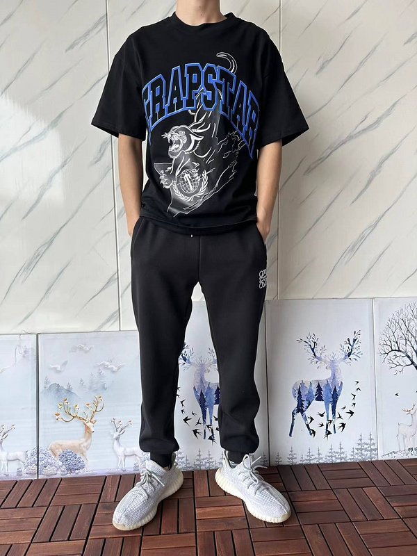 Футболка Trapstar Lettering And Animal "Black" фото № 8