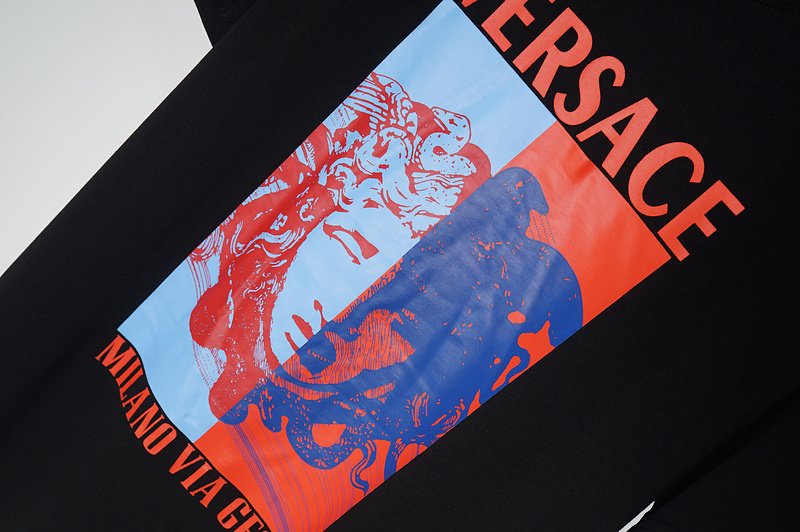 Футболка Versace Picture In Half "Black" фото № 3