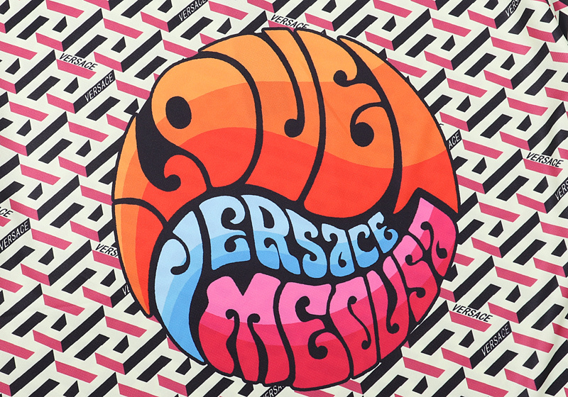 Футболка Versace Bright Emblem "White/Black" фото № 6