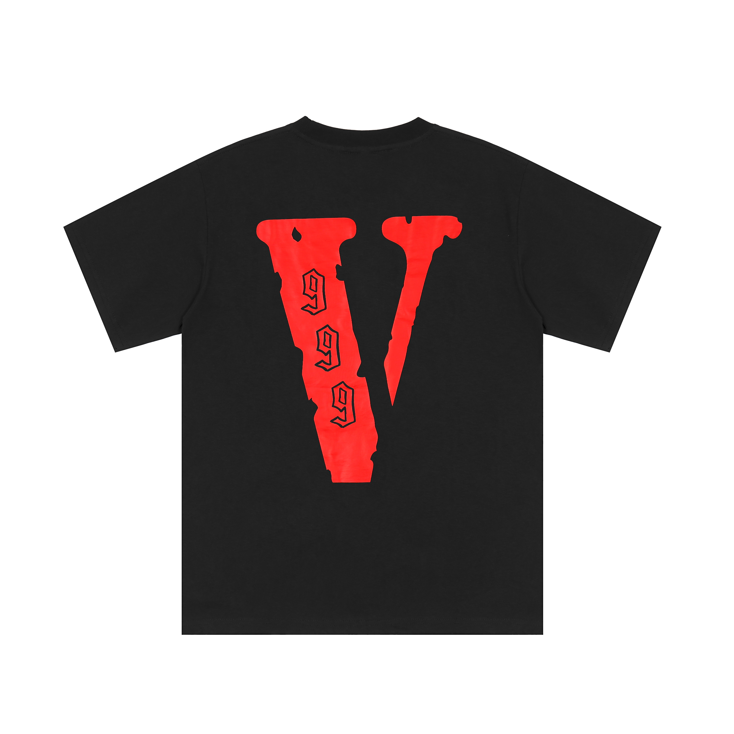 Футболка Vlone Smile V999 Two-Faces "Black" фото № 2