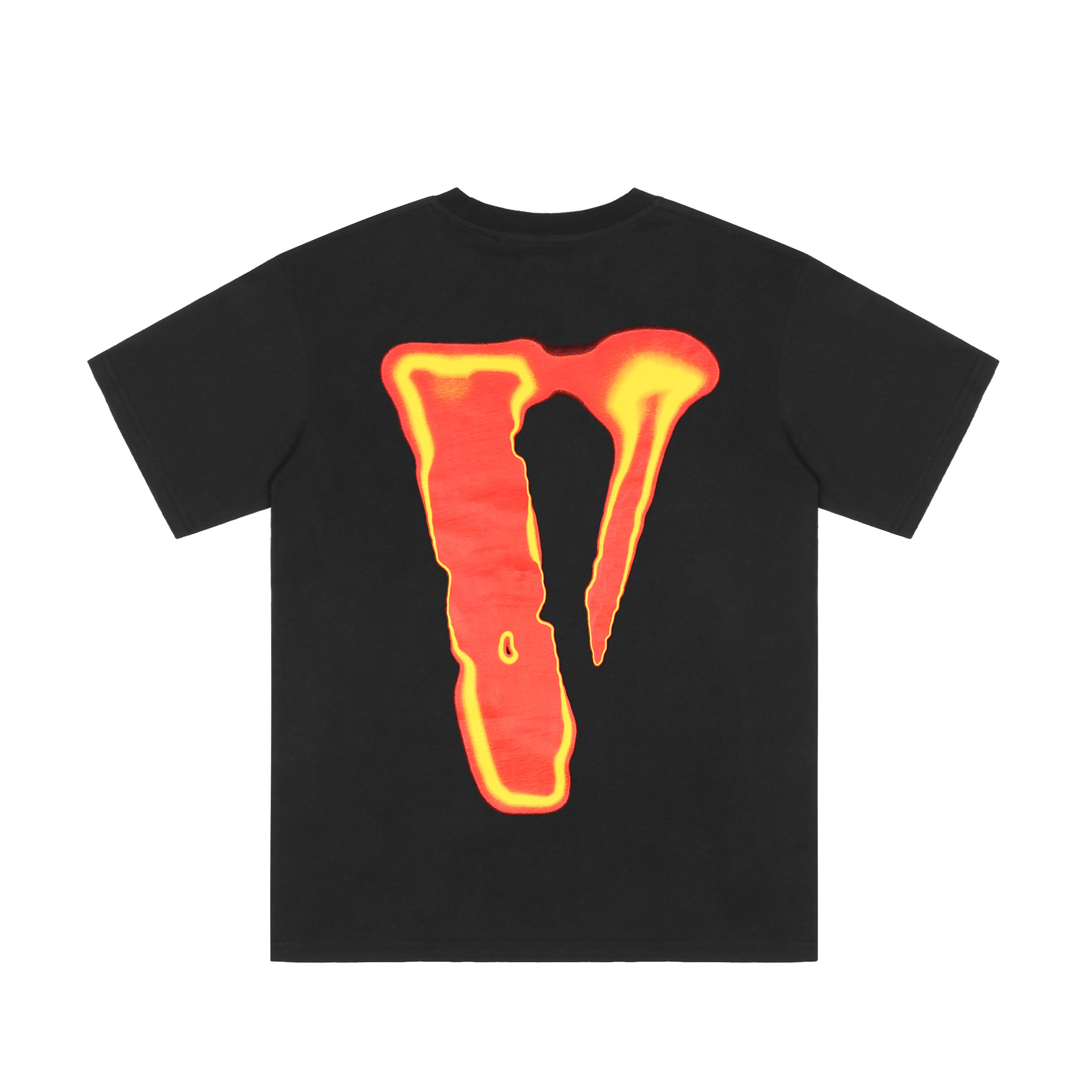 Футболка Vlone Devil on Fire "Black" фото № 2