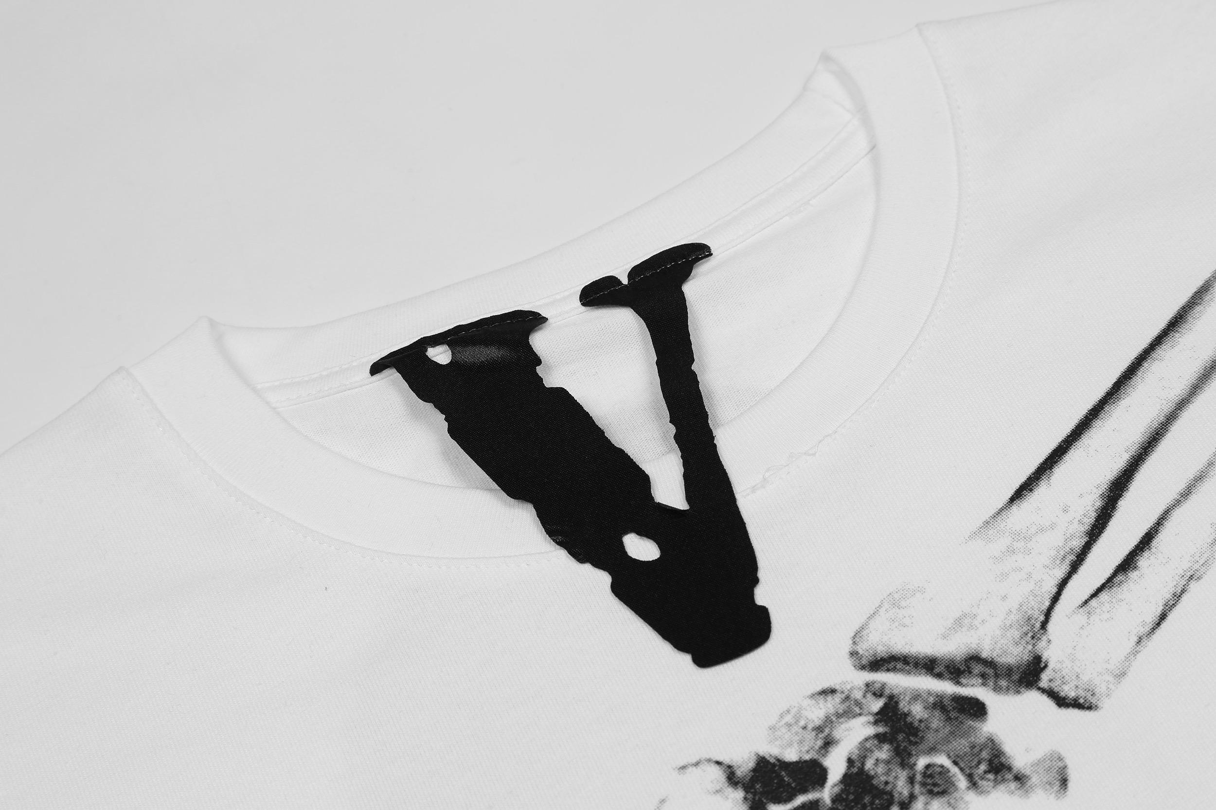 Футболка Vlone Skeleton "White" фото № 6