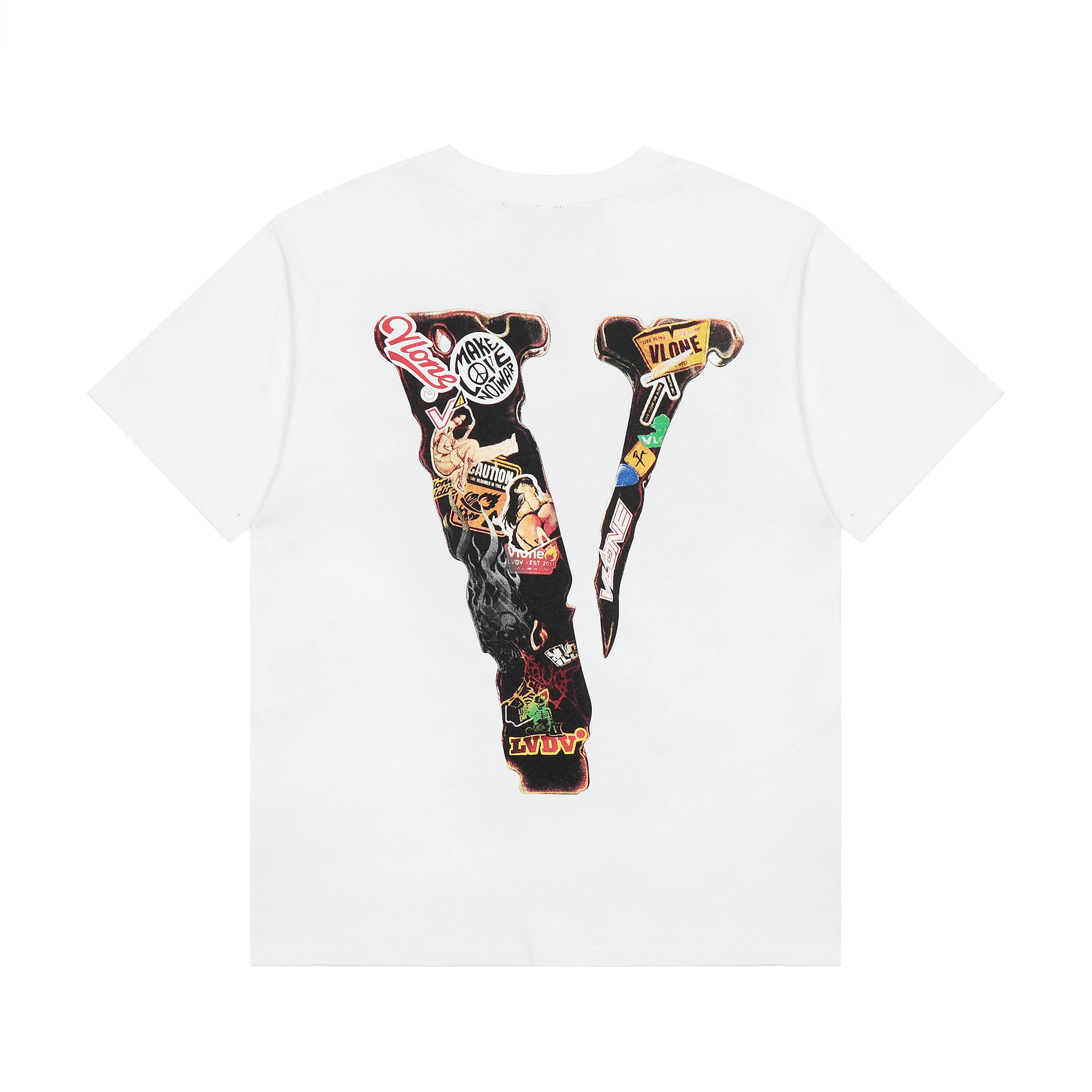 Футболка Vlone Brick "White" фото № 2