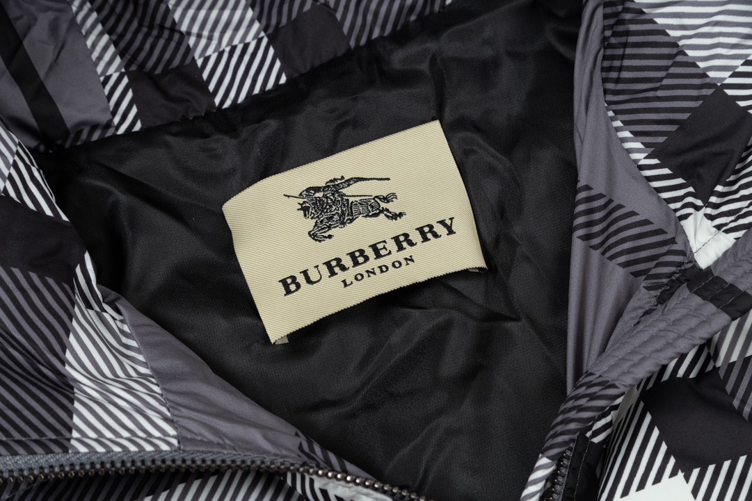 Пуховик Burberry Urban Patchwork "Grey" фото № 6