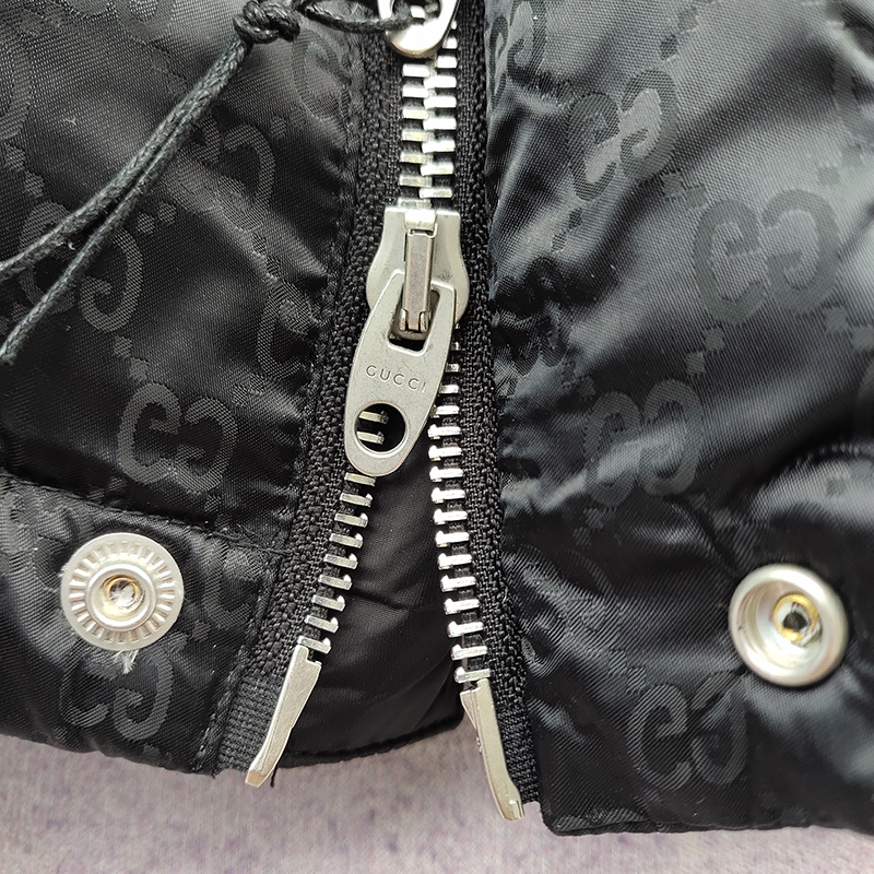 Пуховик Gucci Sleeves With Logo "Black" фото № 7