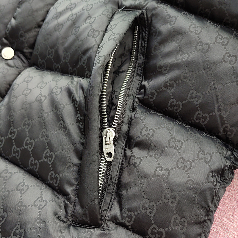 Пуховик Gucci Sleeves With Logo "Black" фото № 8