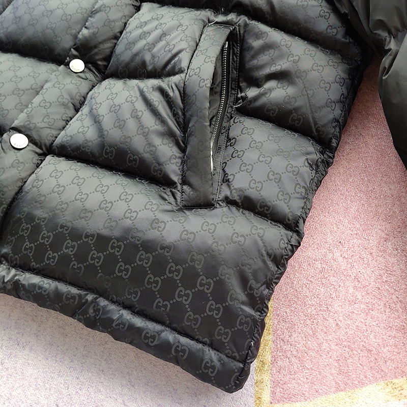 Пуховик Gucci Sleeves With Logo "Black" фото № 9