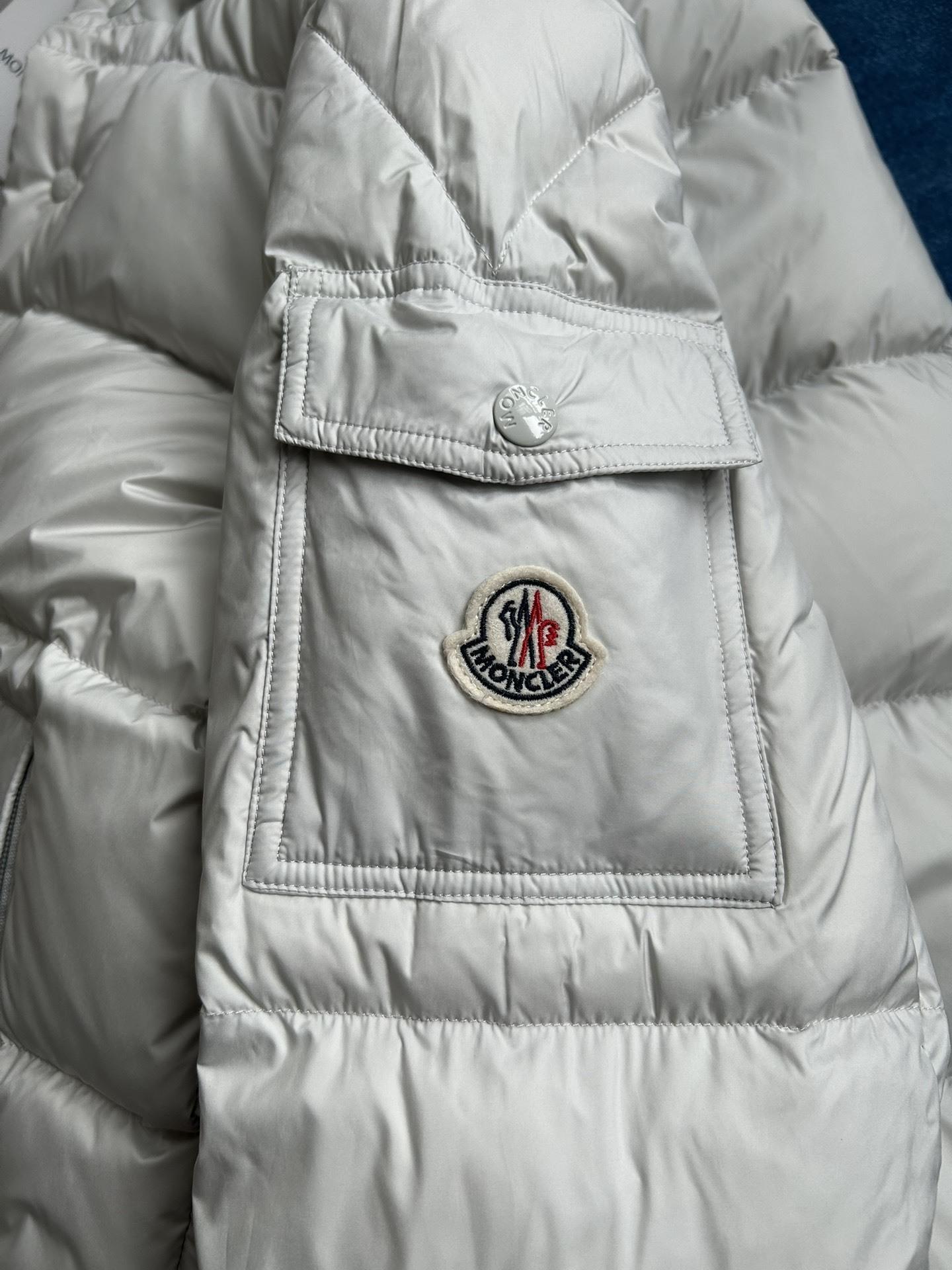 Пуховик Moncler Puffer Jacket "Gray" фото № 7