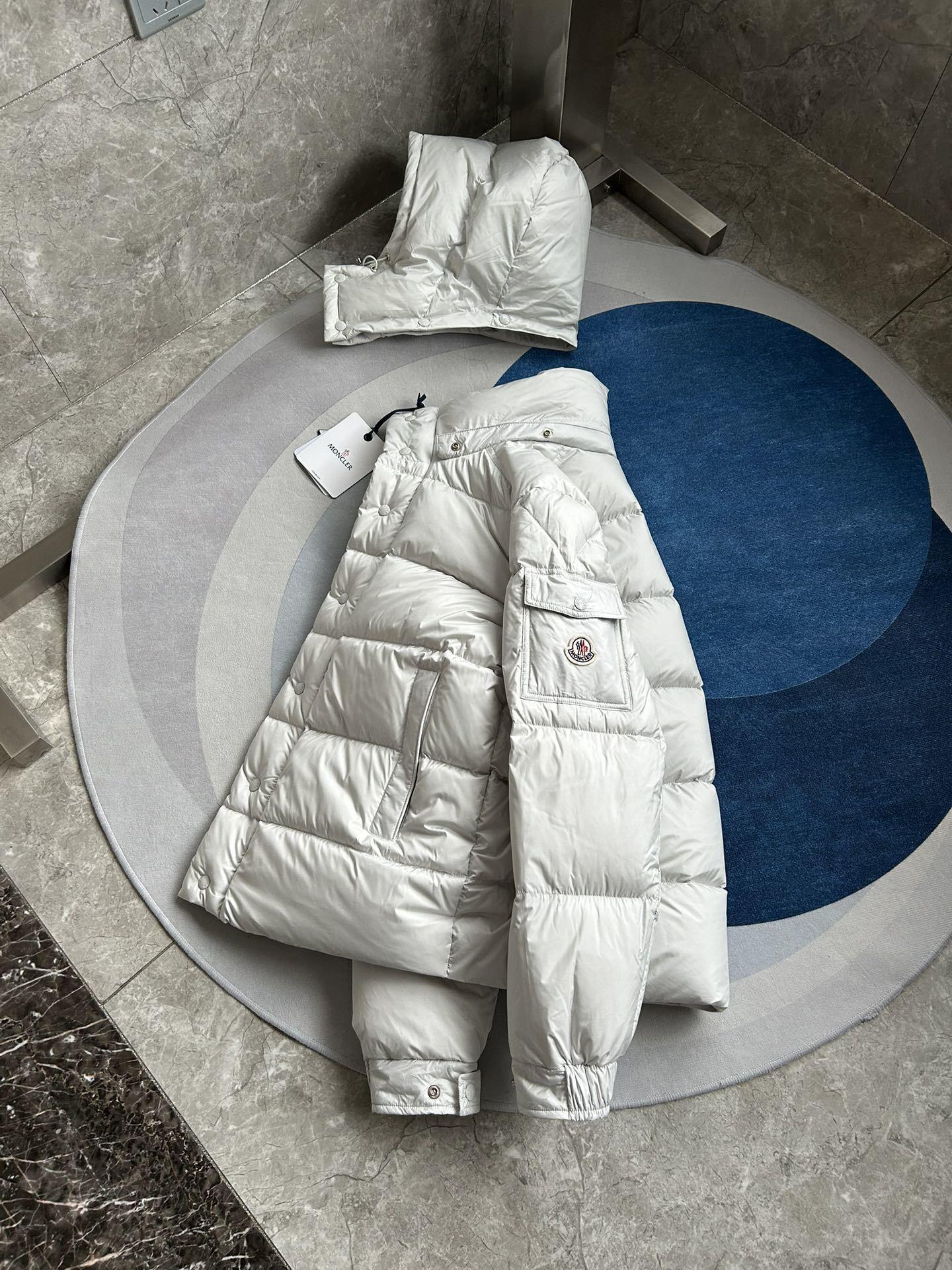 Пуховик Moncler Puffer Jacket "Gray" фото № 5
