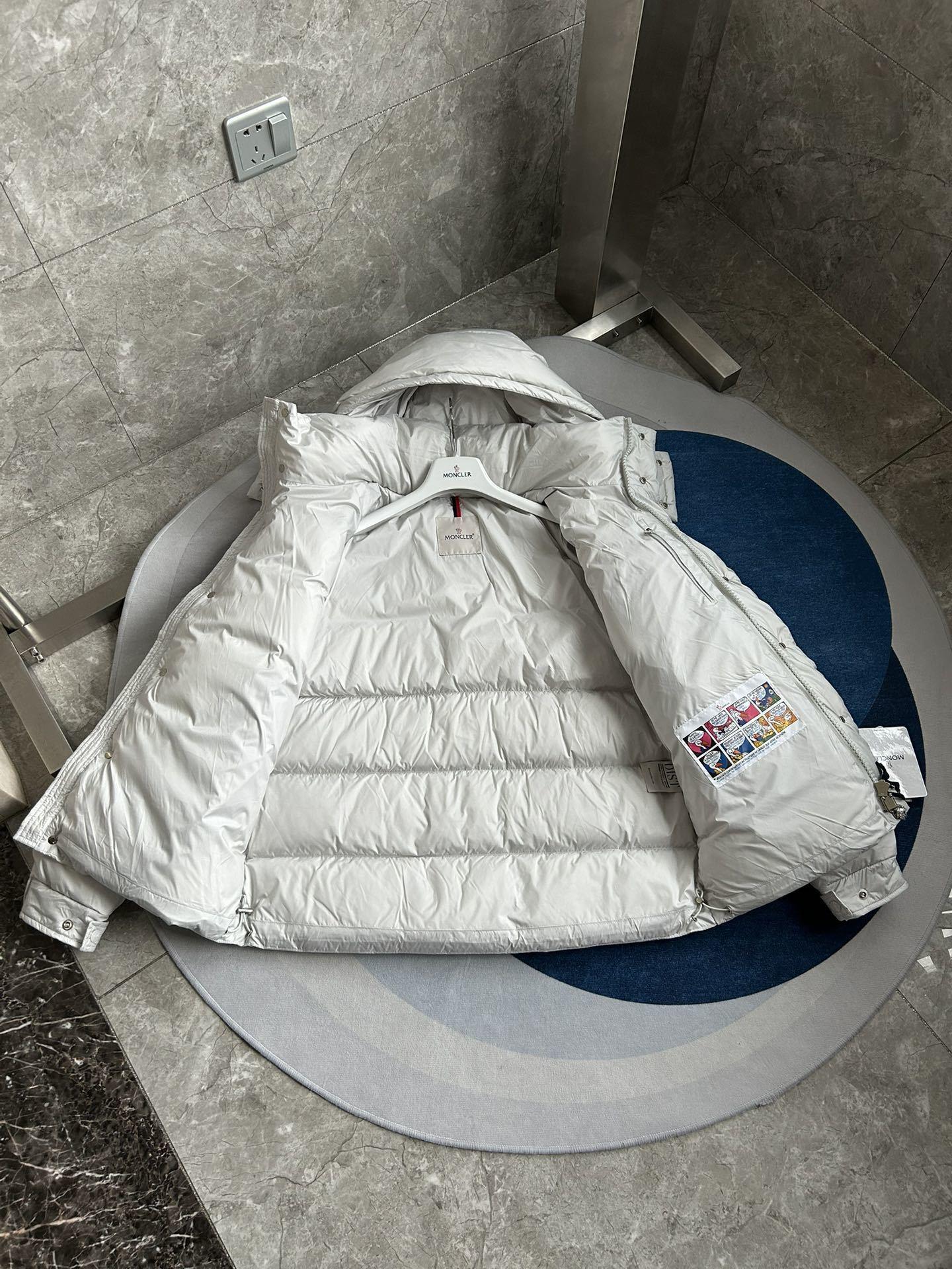 Пуховик Moncler Puffer Jacket "Gray" фото № 4