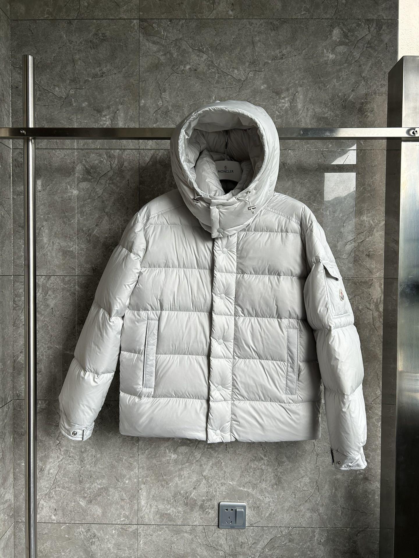 Пуховик Moncler Puffer Jacket "Gray" фото № 2