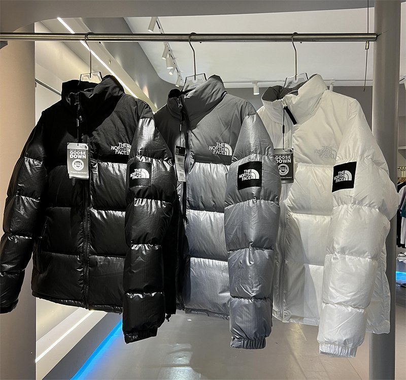 Пуховик The North Face Premium Goose Down "Grey" фото № 8