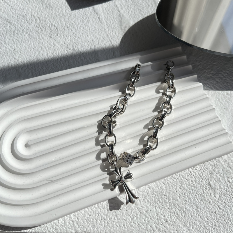 Браслет Chrome Hearts Large Chain "Silver" фото № 3