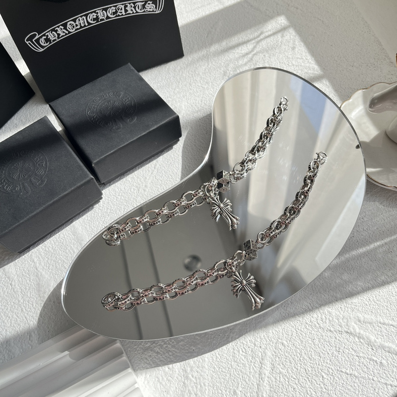 Браслет Chrome Hearts Large Chain "Silver" фото № 4