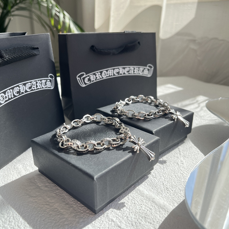 Браслет Chrome Hearts Large Chain "Silver" фото № 7