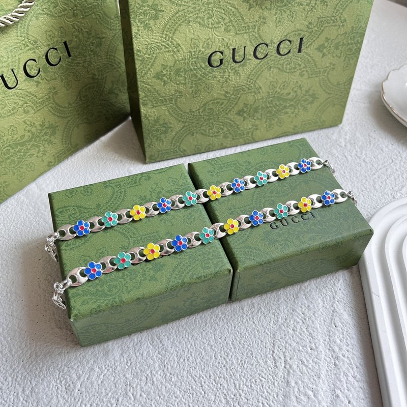 Браслет Gucci Little Flower "Silver" фото № 4