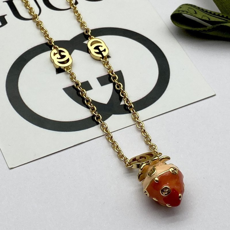 Подвеска Gucci Gem And Strawberry "Red" фото № 2