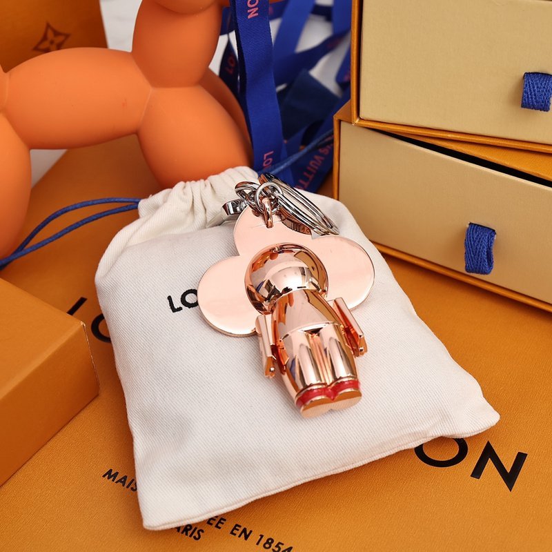 Брелок Louis Vuitton Man With Flower Face "Peach" фото № 3