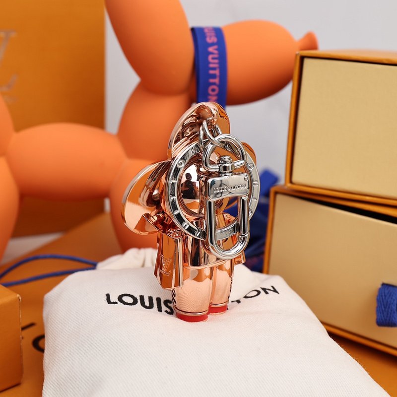 Брелок Louis Vuitton Man With Flower Face "Peach" фото № 4