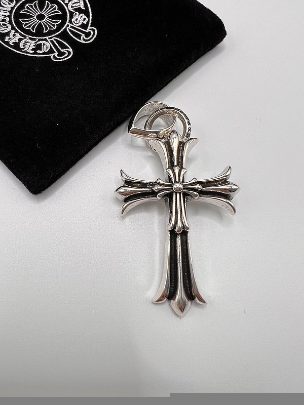 Подвеска Chrome Hearts Unusual Cross In The Cross "Silver" фото № 2
