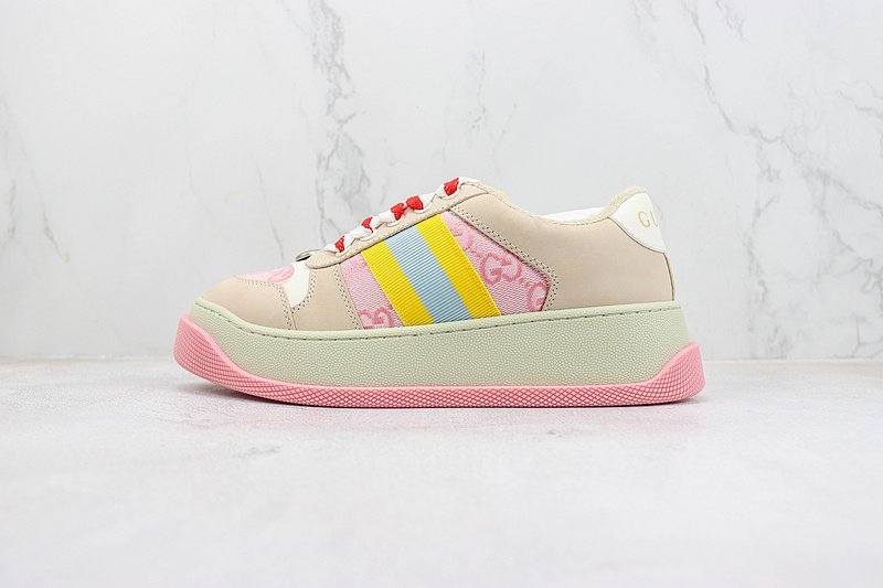 Gucci Double Screener "Beige/Pink/Monogram" фото № 2