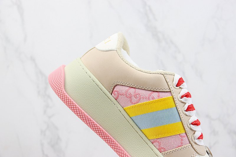 Gucci Double Screener "Beige/Pink/Monogram" фото № 3