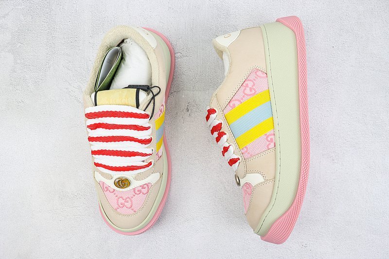 Gucci Double Screener "Beige/Pink/Monogram" фото № 6