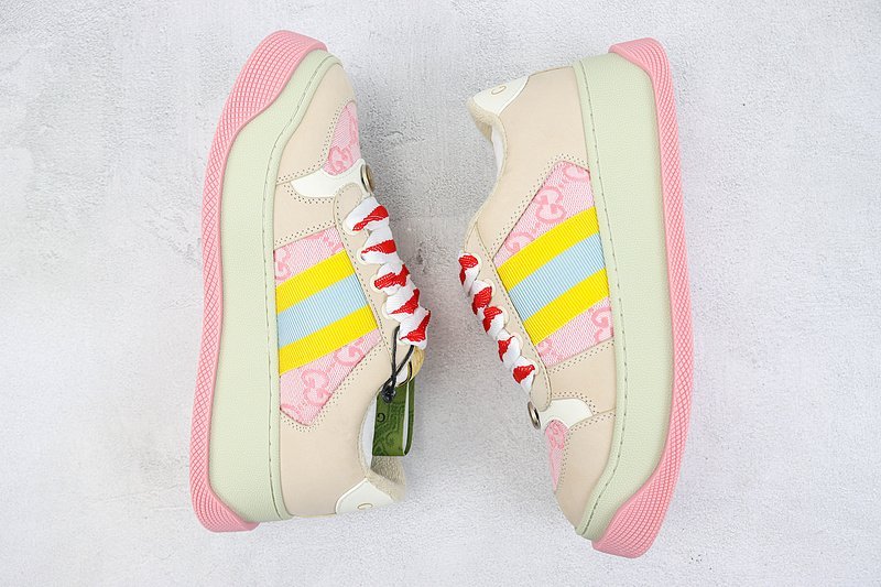 Gucci Double Screener "Beige/Pink/Monogram" фото № 7