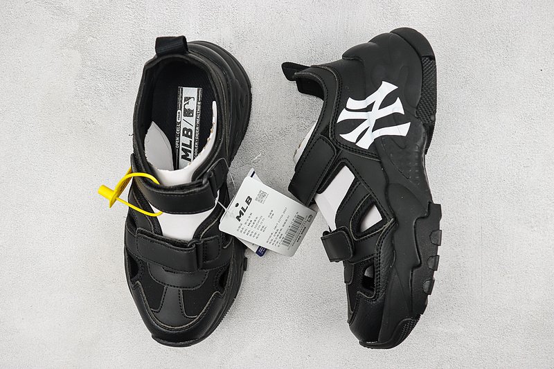 MLB Bigball Chunky Maks Mary Jane New York Yankees Sandals "Black" фото № 6